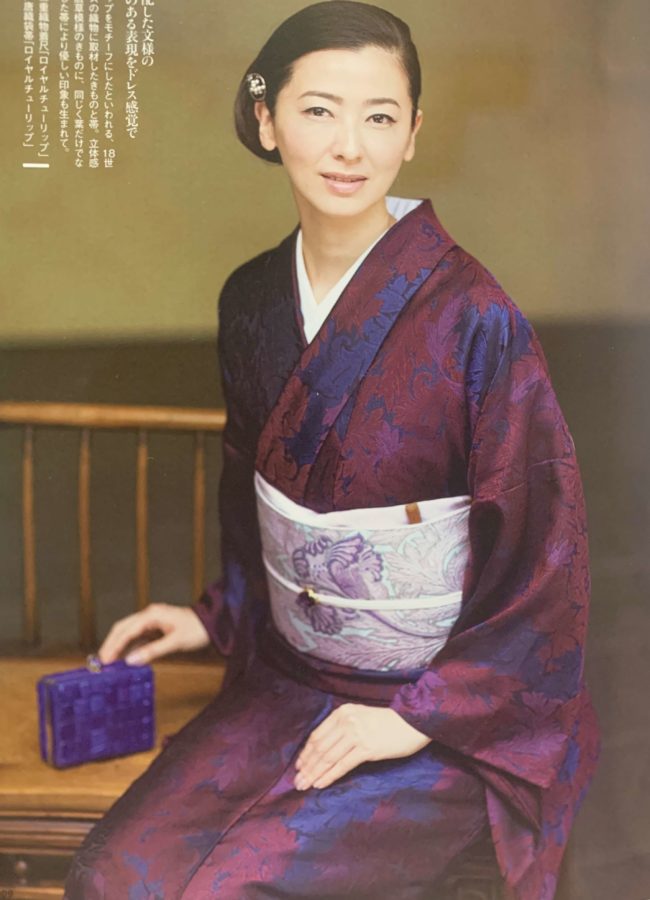 通称「天使の羽衣」唐織の着物を作れる唯一無二の永治屋清左衛門 